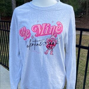 Simply Southern Be Mine Valentine Disco Crew Neck Sweatshirt
